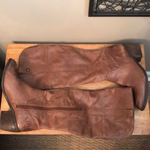 Vince Camuto Cowboy distressed boots